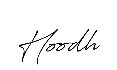 Design your own signature with our free online signature maker. With this signature software, you can create a handwritten (Antro_Vectra_Bolder) signature for name Hoodh. Hoodh signature style 7 images and pictures png