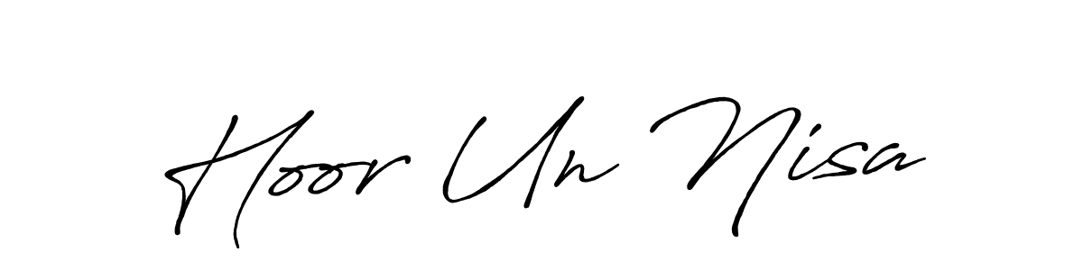 Here are the top 10 professional signature styles for the name Hoor Un Nisa. These are the best autograph styles you can use for your name. Hoor Un Nisa signature style 7 images and pictures png