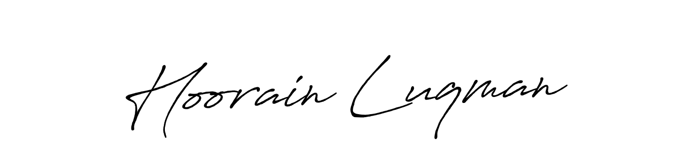 How to Draw Hoorain Luqman signature style? Antro_Vectra_Bolder is a latest design signature styles for name Hoorain Luqman. Hoorain Luqman signature style 7 images and pictures png
