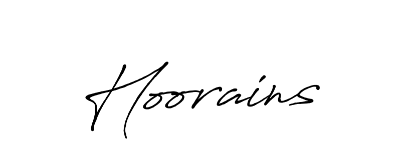 You should practise on your own different ways (Antro_Vectra_Bolder) to write your name (Hoorains) in signature. don't let someone else do it for you. Hoorains signature style 7 images and pictures png