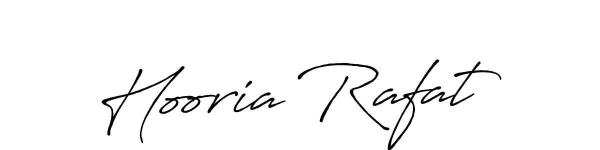 Also You can easily find your signature by using the search form. We will create Hooria Rafat name handwritten signature images for you free of cost using Antro_Vectra_Bolder sign style. Hooria Rafat signature style 7 images and pictures png