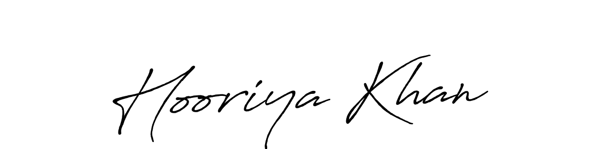 How to make Hooriya Khan signature? Antro_Vectra_Bolder is a professional autograph style. Create handwritten signature for Hooriya Khan name. Hooriya Khan signature style 7 images and pictures png