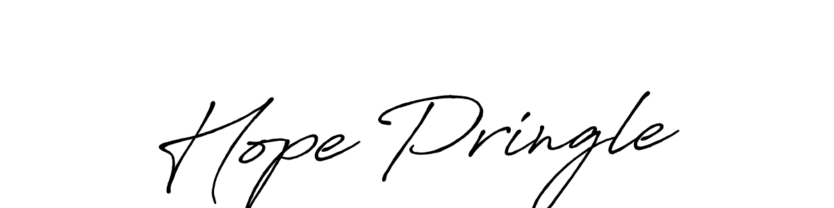 Design your own signature with our free online signature maker. With this signature software, you can create a handwritten (Antro_Vectra_Bolder) signature for name Hope Pringle. Hope Pringle signature style 7 images and pictures png