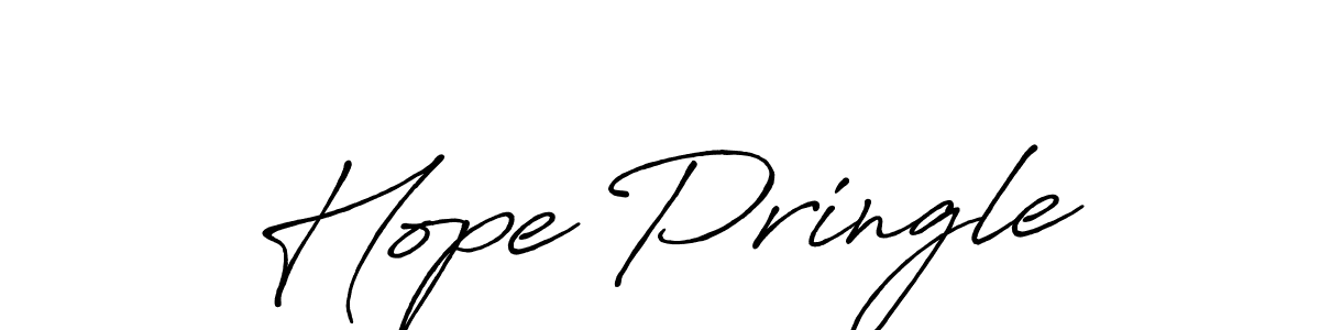 Make a beautiful signature design for name Hope Pringle. With this signature (Antro_Vectra_Bolder) style, you can create a handwritten signature for free. Hope Pringle signature style 7 images and pictures png