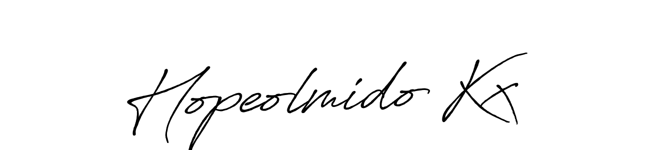 How to make Hopeolmido Kx signature? Antro_Vectra_Bolder is a professional autograph style. Create handwritten signature for Hopeolmido Kx name. Hopeolmido Kx signature style 7 images and pictures png