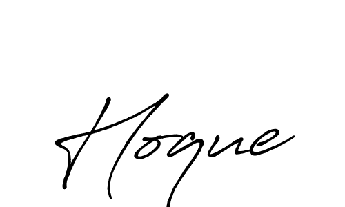 Make a beautiful signature design for name Hoque. Use this online signature maker to create a handwritten signature for free. Hoque signature style 7 images and pictures png