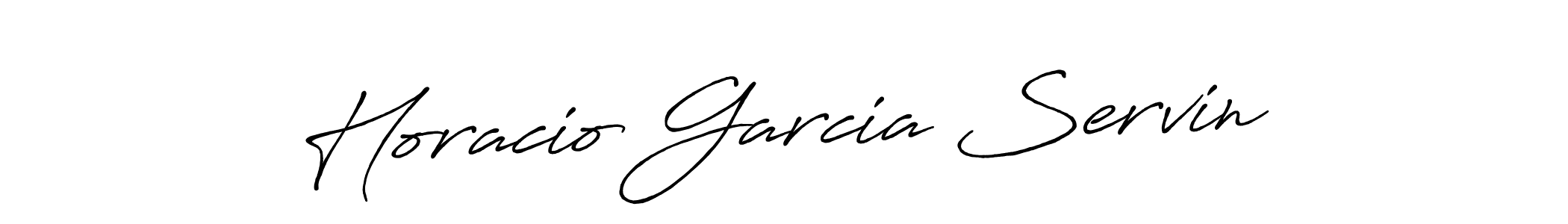 Also we have Horacio Garcia Servin name is the best signature style. Create professional handwritten signature collection using Antro_Vectra_Bolder autograph style. Horacio Garcia Servin signature style 7 images and pictures png