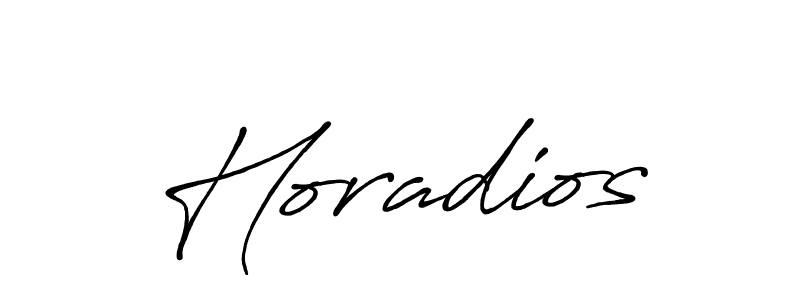 How to make Horadios signature? Antro_Vectra_Bolder is a professional autograph style. Create handwritten signature for Horadios name. Horadios signature style 7 images and pictures png