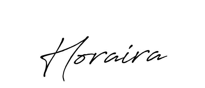 Design your own signature with our free online signature maker. With this signature software, you can create a handwritten (Antro_Vectra_Bolder) signature for name Horaira. Horaira signature style 7 images and pictures png