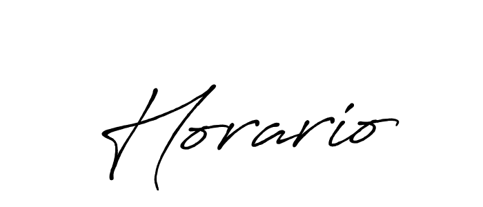 How to make Horario name signature. Use Antro_Vectra_Bolder style for creating short signs online. This is the latest handwritten sign. Horario signature style 7 images and pictures png