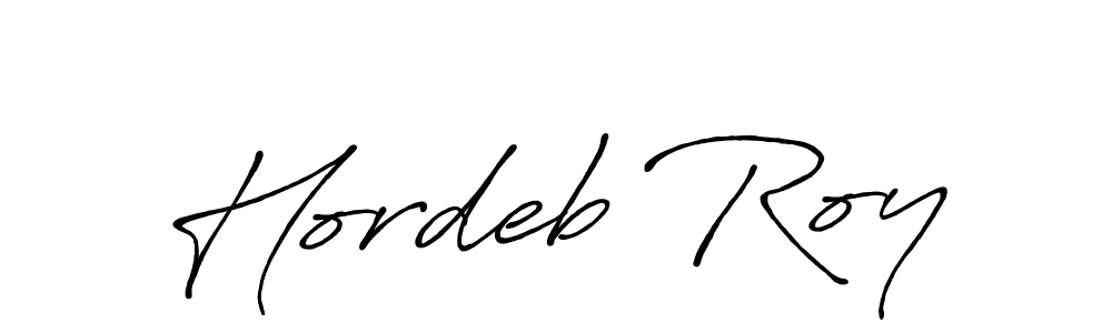 You can use this online signature creator to create a handwritten signature for the name Hordeb Roy. This is the best online autograph maker. Hordeb Roy signature style 7 images and pictures png