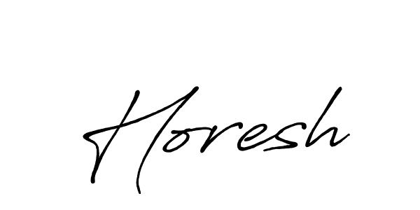 Antro_Vectra_Bolder is a professional signature style that is perfect for those who want to add a touch of class to their signature. It is also a great choice for those who want to make their signature more unique. Get Horesh name to fancy signature for free. Horesh signature style 7 images and pictures png