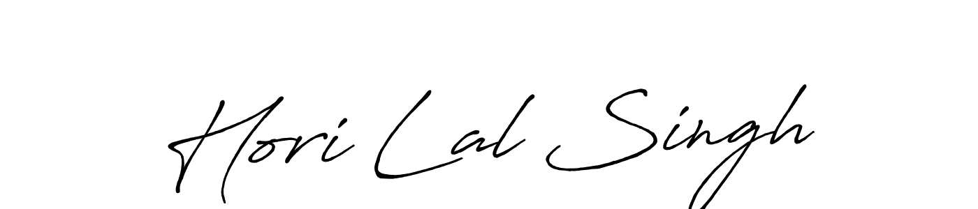 Similarly Antro_Vectra_Bolder is the best handwritten signature design. Signature creator online .You can use it as an online autograph creator for name Hori Lal Singh. Hori Lal Singh signature style 7 images and pictures png