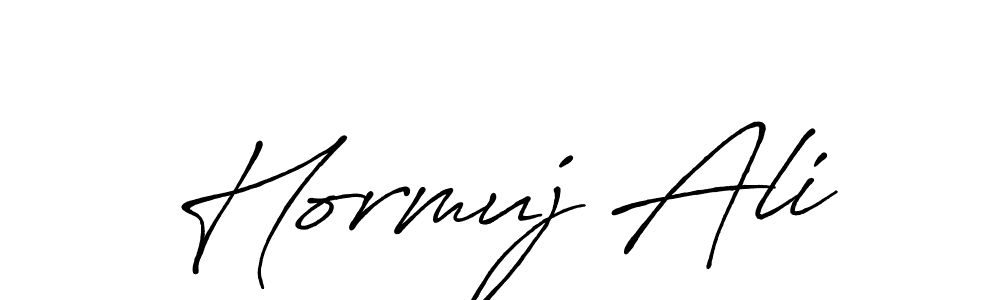 It looks lik you need a new signature style for name Hormuj Ali. Design unique handwritten (Antro_Vectra_Bolder) signature with our free signature maker in just a few clicks. Hormuj Ali signature style 7 images and pictures png