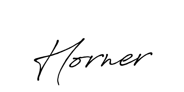 Also You can easily find your signature by using the search form. We will create Horner name handwritten signature images for you free of cost using Antro_Vectra_Bolder sign style. Horner signature style 7 images and pictures png