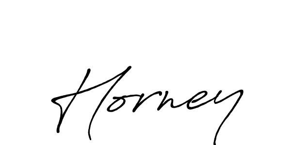 Also You can easily find your signature by using the search form. We will create Horney name handwritten signature images for you free of cost using Antro_Vectra_Bolder sign style. Horney signature style 7 images and pictures png