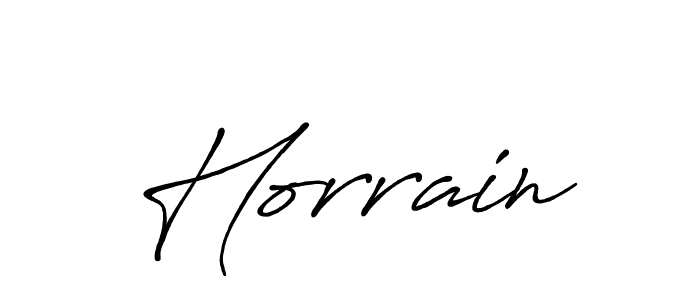 Create a beautiful signature design for name Horrain. With this signature (Antro_Vectra_Bolder) fonts, you can make a handwritten signature for free. Horrain signature style 7 images and pictures png