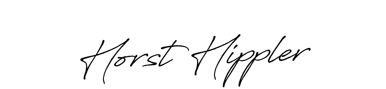 Use a signature maker to create a handwritten signature online. With this signature software, you can design (Antro_Vectra_Bolder) your own signature for name Horst Hippler. Horst Hippler signature style 7 images and pictures png