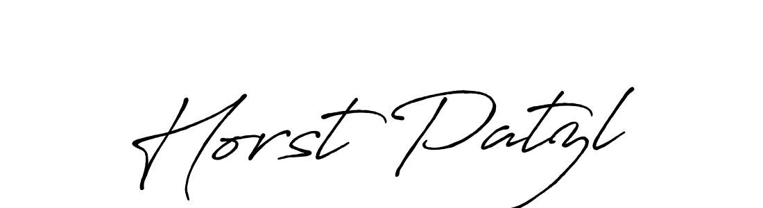 You should practise on your own different ways (Antro_Vectra_Bolder) to write your name (Horst Patzl) in signature. don't let someone else do it for you. Horst Patzl signature style 7 images and pictures png