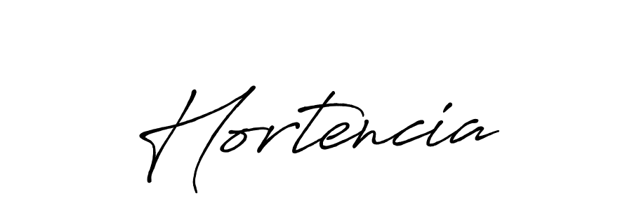 The best way (Antro_Vectra_Bolder) to make a short signature is to pick only two or three words in your name. The name Hortencia include a total of six letters. For converting this name. Hortencia signature style 7 images and pictures png