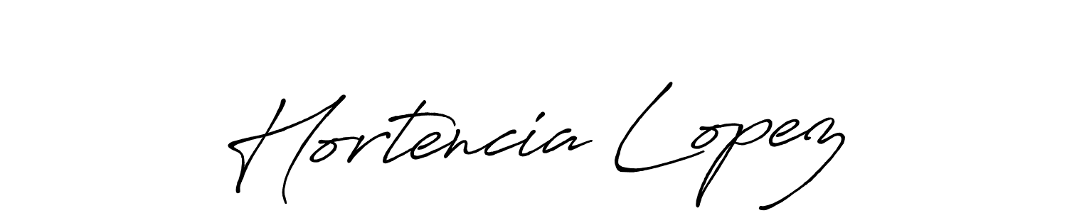 You should practise on your own different ways (Antro_Vectra_Bolder) to write your name (Hortencia Lopez) in signature. don't let someone else do it for you. Hortencia Lopez signature style 7 images and pictures png