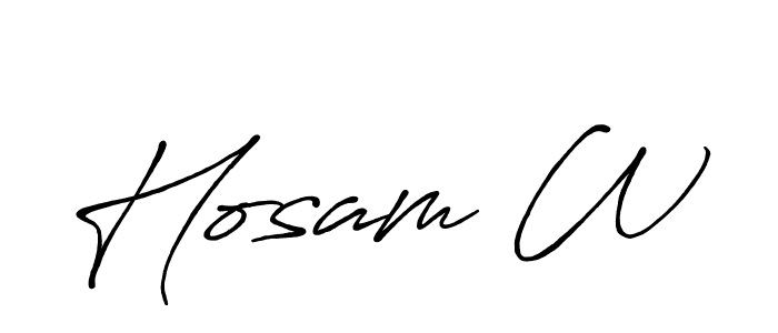 See photos of Hosam W official signature by Spectra . Check more albums & portfolios. Read reviews & check more about Antro_Vectra_Bolder font. Hosam W signature style 7 images and pictures png