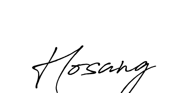 The best way (Antro_Vectra_Bolder) to make a short signature is to pick only two or three words in your name. The name Hosang include a total of six letters. For converting this name. Hosang signature style 7 images and pictures png