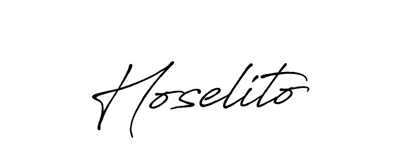 Make a beautiful signature design for name Hoselito. Use this online signature maker to create a handwritten signature for free. Hoselito signature style 7 images and pictures png