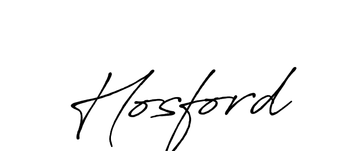 Hosford stylish signature style. Best Handwritten Sign (Antro_Vectra_Bolder) for my name. Handwritten Signature Collection Ideas for my name Hosford. Hosford signature style 7 images and pictures png