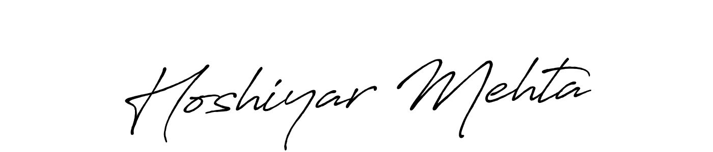 Use a signature maker to create a handwritten signature online. With this signature software, you can design (Antro_Vectra_Bolder) your own signature for name Hoshiyar Mehta. Hoshiyar Mehta signature style 7 images and pictures png