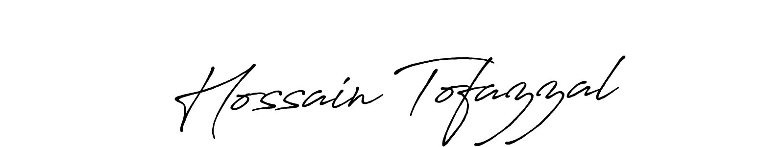 Create a beautiful signature design for name Hossain Tofazzal. With this signature (Antro_Vectra_Bolder) fonts, you can make a handwritten signature for free. Hossain Tofazzal signature style 7 images and pictures png