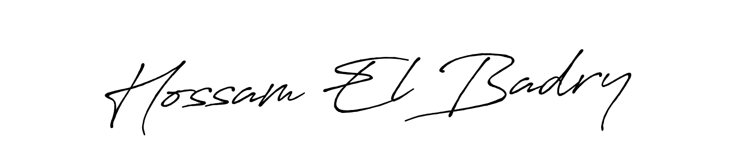 It looks lik you need a new signature style for name Hossam El Badry. Design unique handwritten (Antro_Vectra_Bolder) signature with our free signature maker in just a few clicks. Hossam El Badry signature style 7 images and pictures png