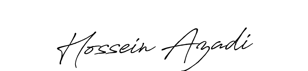 How to make Hossein Azadi signature? Antro_Vectra_Bolder is a professional autograph style. Create handwritten signature for Hossein Azadi name. Hossein Azadi signature style 7 images and pictures png