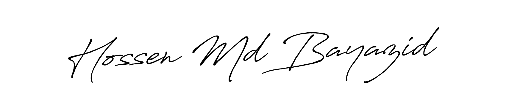 Make a beautiful signature design for name Hossen Md Bayazid. Use this online signature maker to create a handwritten signature for free. Hossen Md Bayazid signature style 7 images and pictures png