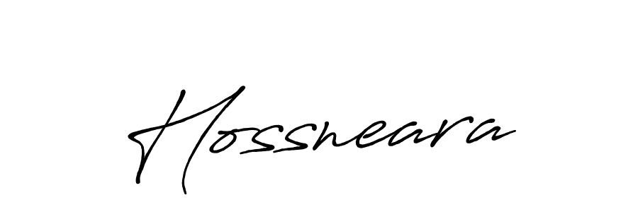 How to make Hossneara signature? Antro_Vectra_Bolder is a professional autograph style. Create handwritten signature for Hossneara name. Hossneara signature style 7 images and pictures png