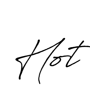 Create a beautiful signature design for name Hot. With this signature (Antro_Vectra_Bolder) fonts, you can make a handwritten signature for free. Hot signature style 7 images and pictures png