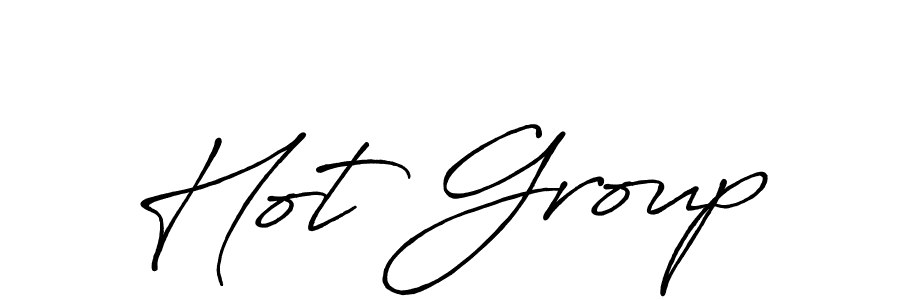 You should practise on your own different ways (Antro_Vectra_Bolder) to write your name (Hot Group) in signature. don't let someone else do it for you. Hot Group signature style 7 images and pictures png