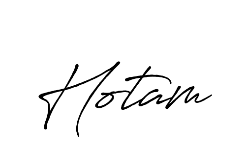 How to make Hotam name signature. Use Antro_Vectra_Bolder style for creating short signs online. This is the latest handwritten sign. Hotam signature style 7 images and pictures png