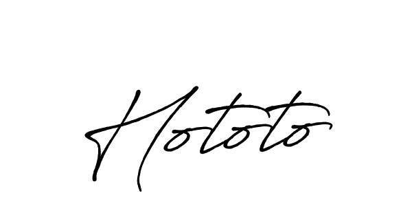 How to make Hototo signature? Antro_Vectra_Bolder is a professional autograph style. Create handwritten signature for Hototo name. Hototo signature style 7 images and pictures png