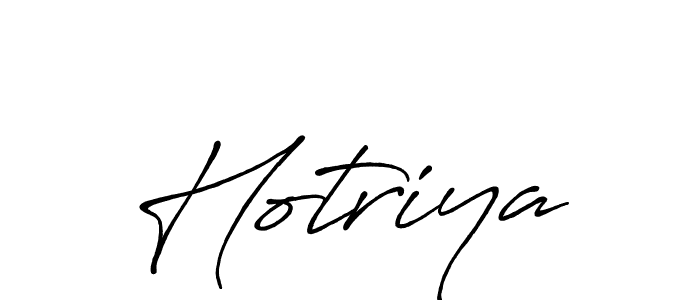 How to make Hotriya signature? Antro_Vectra_Bolder is a professional autograph style. Create handwritten signature for Hotriya name. Hotriya signature style 7 images and pictures png