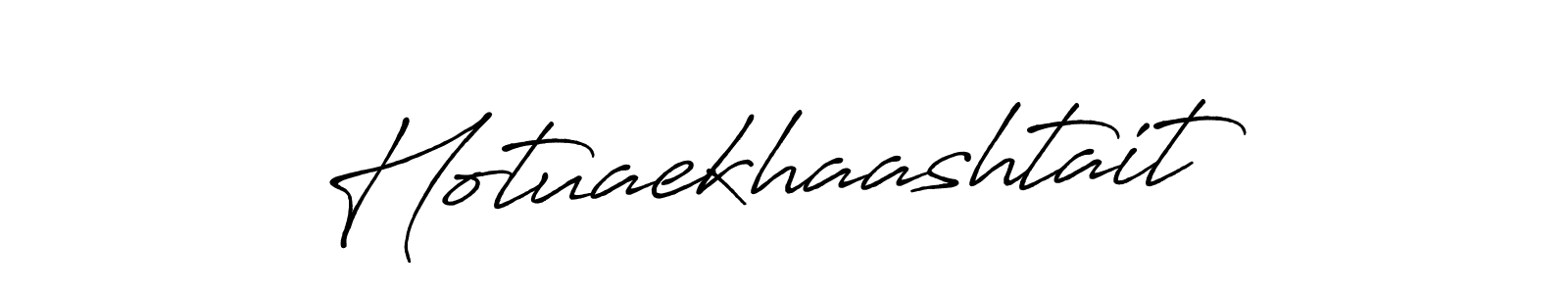 Use a signature maker to create a handwritten signature online. With this signature software, you can design (Antro_Vectra_Bolder) your own signature for name Hotuaekhaashtait. Hotuaekhaashtait signature style 7 images and pictures png