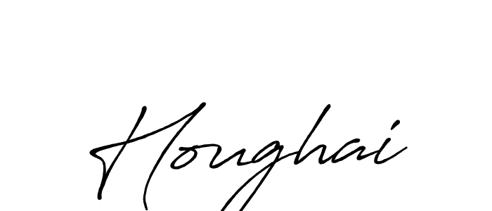 Make a beautiful signature design for name Houghai. With this signature (Antro_Vectra_Bolder) style, you can create a handwritten signature for free. Houghai signature style 7 images and pictures png