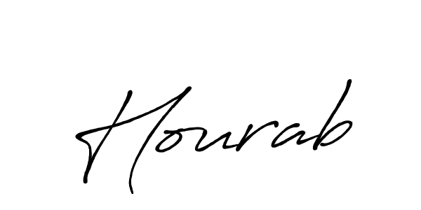 Hourab stylish signature style. Best Handwritten Sign (Antro_Vectra_Bolder) for my name. Handwritten Signature Collection Ideas for my name Hourab. Hourab signature style 7 images and pictures png