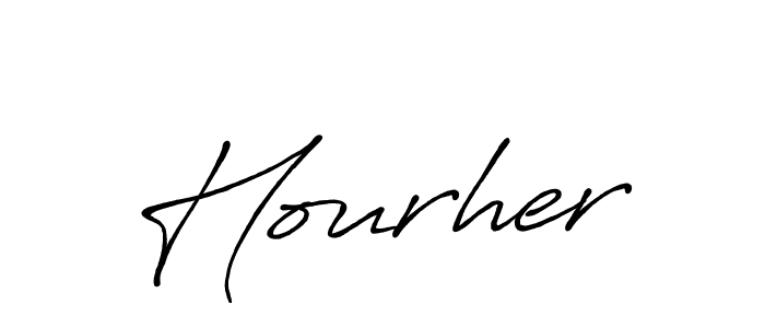 Create a beautiful signature design for name Hourher. With this signature (Antro_Vectra_Bolder) fonts, you can make a handwritten signature for free. Hourher signature style 7 images and pictures png