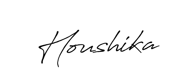 if you are searching for the best signature style for your name Houshika. so please give up your signature search. here we have designed multiple signature styles  using Antro_Vectra_Bolder. Houshika signature style 7 images and pictures png