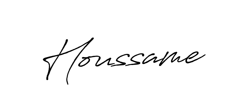 Once you've used our free online signature maker to create your best signature Antro_Vectra_Bolder style, it's time to enjoy all of the benefits that Houssame name signing documents. Houssame signature style 7 images and pictures png