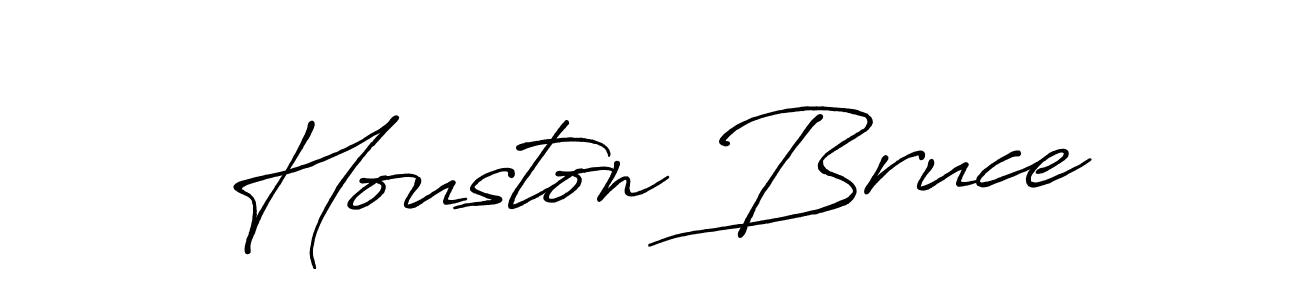Create a beautiful signature design for name Houston Bruce. With this signature (Antro_Vectra_Bolder) fonts, you can make a handwritten signature for free. Houston Bruce signature style 7 images and pictures png