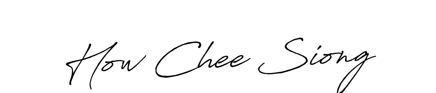How Chee Siong stylish signature style. Best Handwritten Sign (Antro_Vectra_Bolder) for my name. Handwritten Signature Collection Ideas for my name How Chee Siong. How Chee Siong signature style 7 images and pictures png