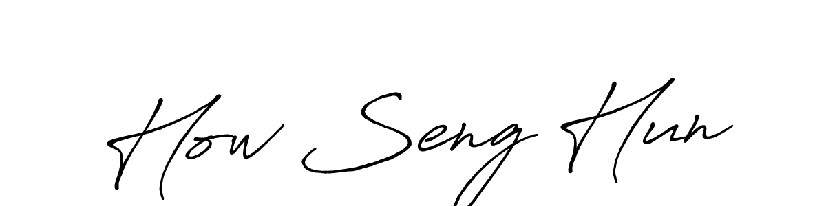 You should practise on your own different ways (Antro_Vectra_Bolder) to write your name (How Seng Hun) in signature. don't let someone else do it for you. How Seng Hun signature style 7 images and pictures png