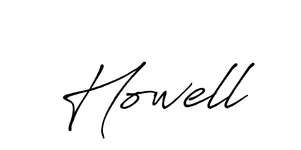 Make a beautiful signature design for name Howell. With this signature (Antro_Vectra_Bolder) style, you can create a handwritten signature for free. Howell signature style 7 images and pictures png